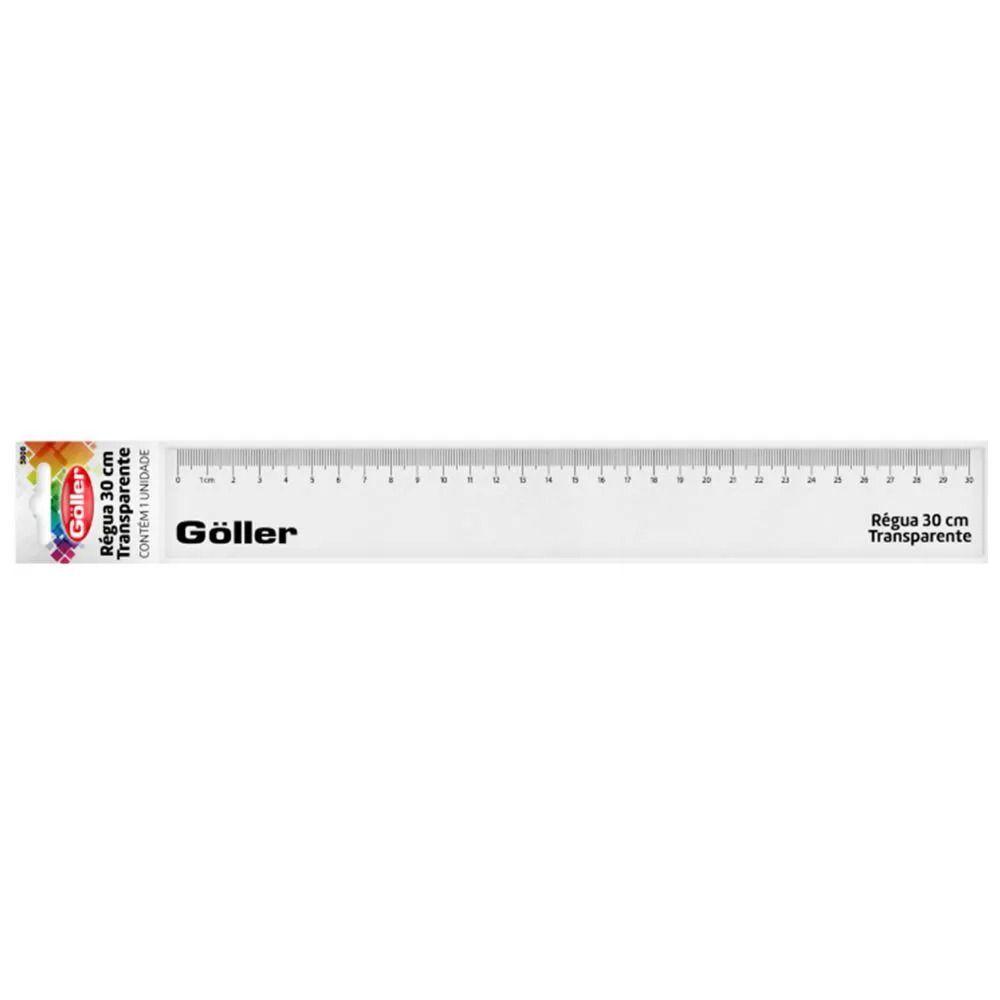 REGUA ACRILICA GOLLER 30 CM
